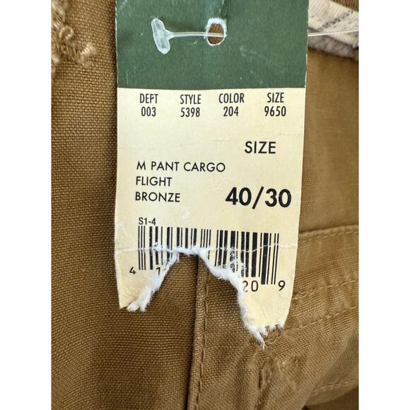 NWT Eddie Bauer Cargo Pants Brown Utility Multiple Pockets Mens Size 40x30 - Picture 9 of 10